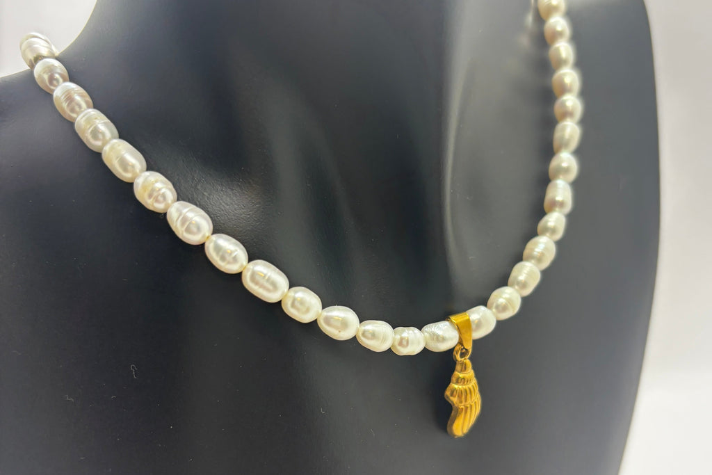 Collar Cadaqués · detalle lateral · Pilar Bernal Jewelry