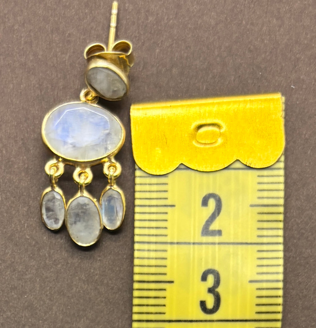 Boucles d'oreilles Pierre de lune