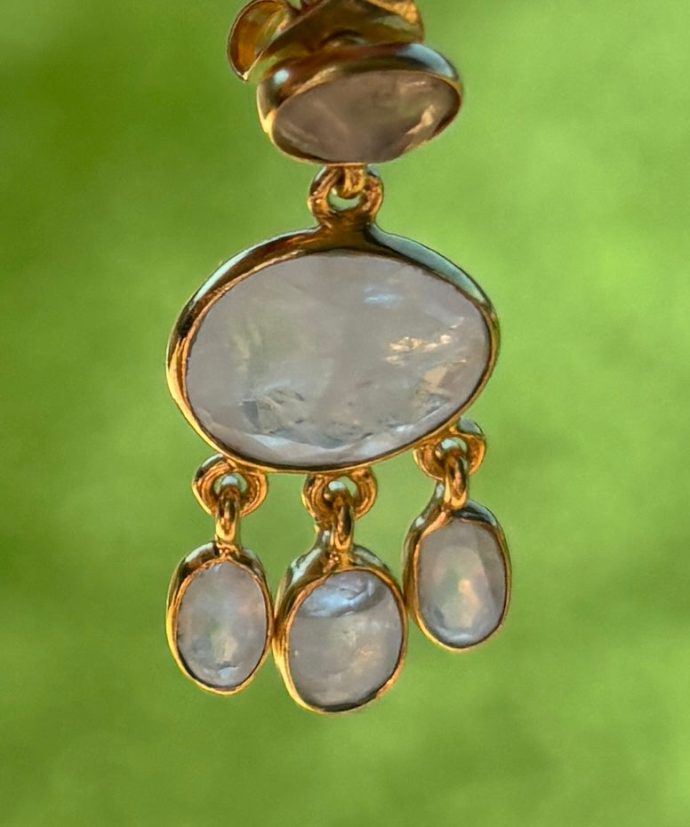 Boucles d'oreilles Pierre de lune